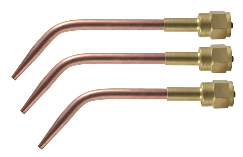 SÜA - (3 PACK) Welding Nozzle Replacement for 100 Series Victor torch handles. Sizes: 1, 2 and 3 #1, #2 & #3 (3-Pack)