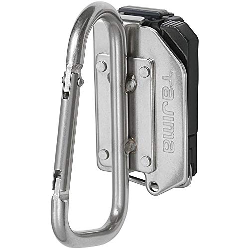 Tajima SFKHS-CL Detachable Tool Holder, Stainless Steel, Carabiner, Large