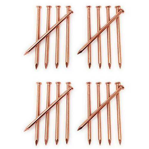 3.5 Inch Copper Nails - Pack of 20 Solid Copper Nail Spikes for Trees, Stumps and Roots