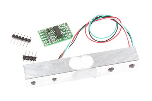 NOYITO 1kg 5kg 10kg 20kg Load Cell and HX711 Combo Pack Kit - Load Cell Amplifier ADC Weight Sensor (10kg+HX711) 10kg+HX711