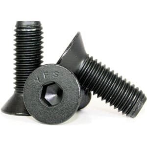 #10-32 x 1/2" Flat Head Socket Cap Screws, Alloy Steel, 100 Pack