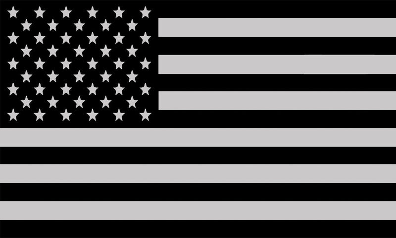 Rogue River Tactical Subdued Tactical American USA Flag Sticker Patriotic United States Auto Car Decal Window Bumper US Military (3x5 Inch) 3x5 Inch