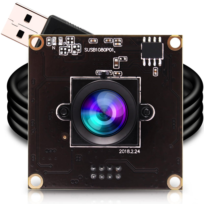 ELP USB3.0 Mini PC Camera - Low Light 1080P 50fps USB Security Camera for Computer & Laptop CC01