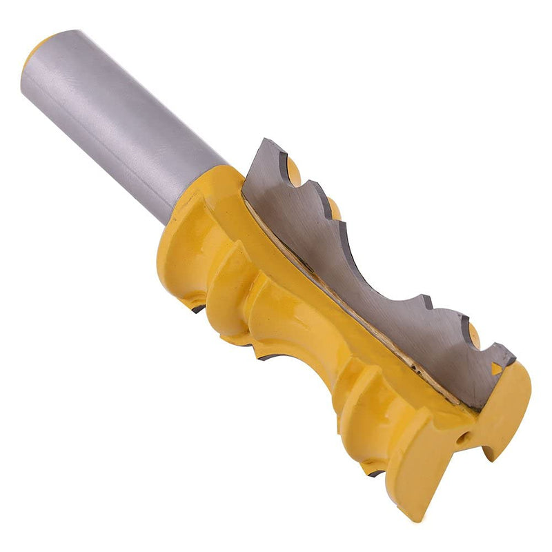 Crown Router Bit, 1/2" Shank Router Bit Large Elaborate Milling Cutter Chair Rail for Woodworking Tool