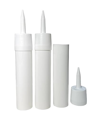 Reusable Empty Caulk Tube - REFILLABLE CAULKING Cartridge 10 oz. - 3 Pack 10 Ounce