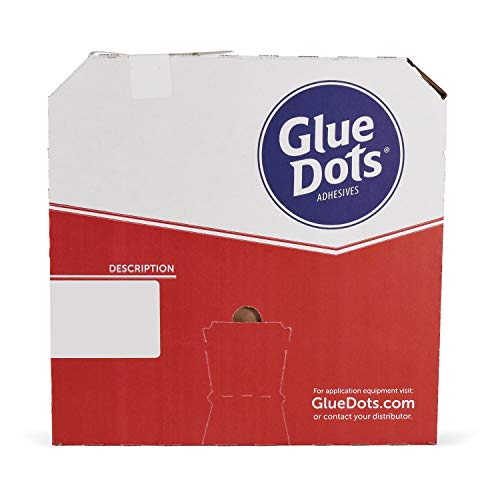 Glue Dots Pro Dispenser Box Applicator with 4000 (1/2") Low-Profile High-Tack Double-Sided Adhesive Dots High Tack