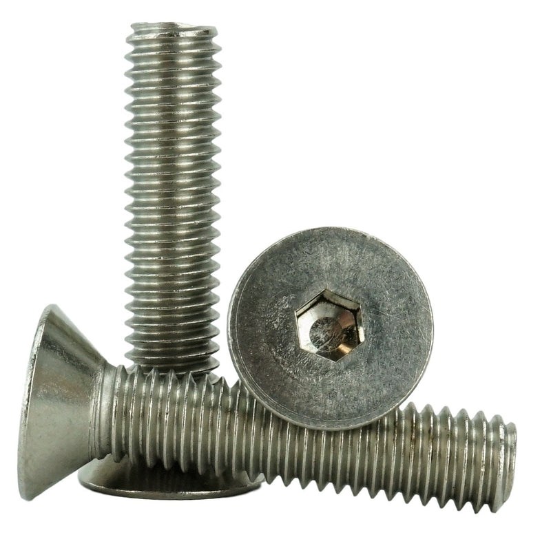Stainless 3/8-16 x 1-3/4" (3/4" to 3" Available) Socket Flat Head Screws, Full Thread, Hex Drive, Stainless Steel 18-8, Coarse Thread (3/8-16 x 1-3/4") 3/8-16 x 1-3/4"