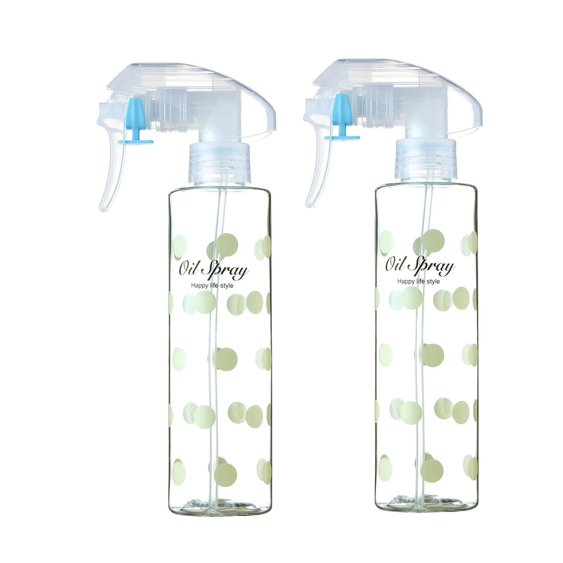 Olive Oil Sprayer Oil Mister Kitchen and Grill Cooking Oil Bottle Refillable Non-Aerosol (200ml/7oz) - Set of 2 PlasticB