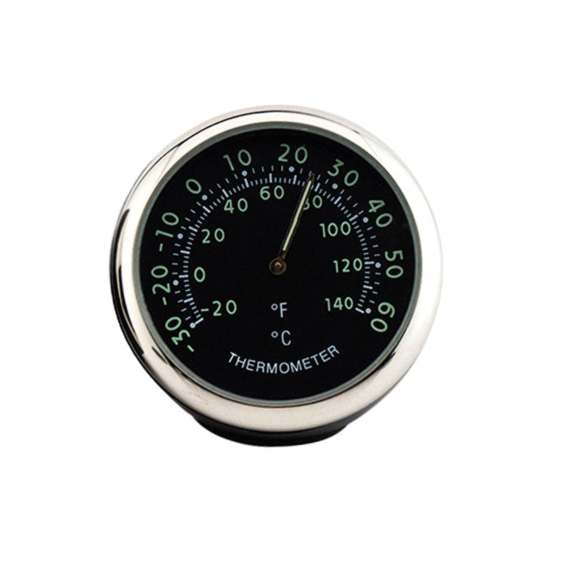 Car Dashboard Thermometer - Mini Vehicle Thermometer Decoration 1.no 2.Black Thermometer