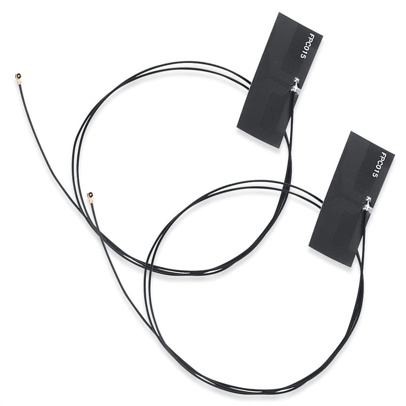 60cm/2ft 2pcs MHF4 IPEX WLAN Network Adapter PC Antenna for NGFF Intel 7260 8260 8265 9265 9260 9560 AX210 AX200NGW AX Killer M.2 IPEX4 Module Card 60cm MHF4 Antenna for NGFF/M.2 Module