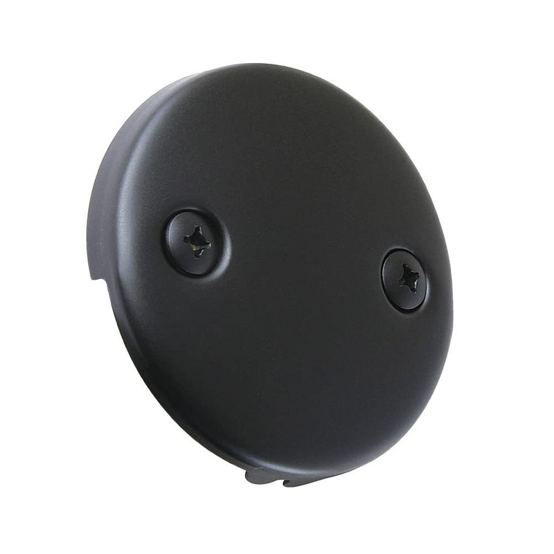 Kingston Brass DTT100MB Bathtub Overflow Plate, Matte Black
