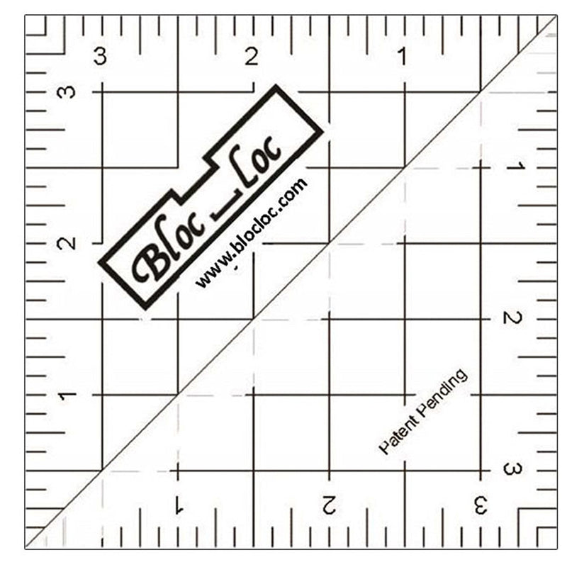 Bloc Loc 3.5" Half Square Triangle Ruler