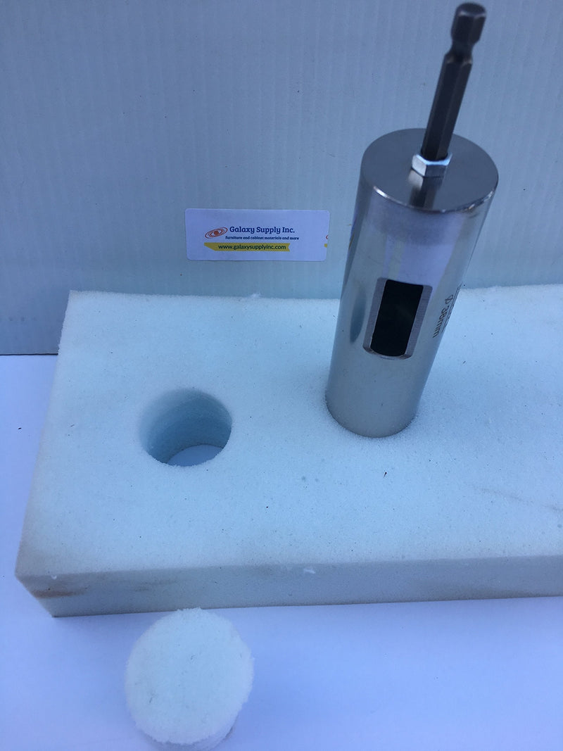 Foam Hole Cutter 1-1/2"=38mm Diameter, Stainless Steel, 1 Count