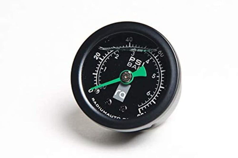 Radium 20-0029 Fuel Pressure Gauge 0-100 Psi Radium Logo