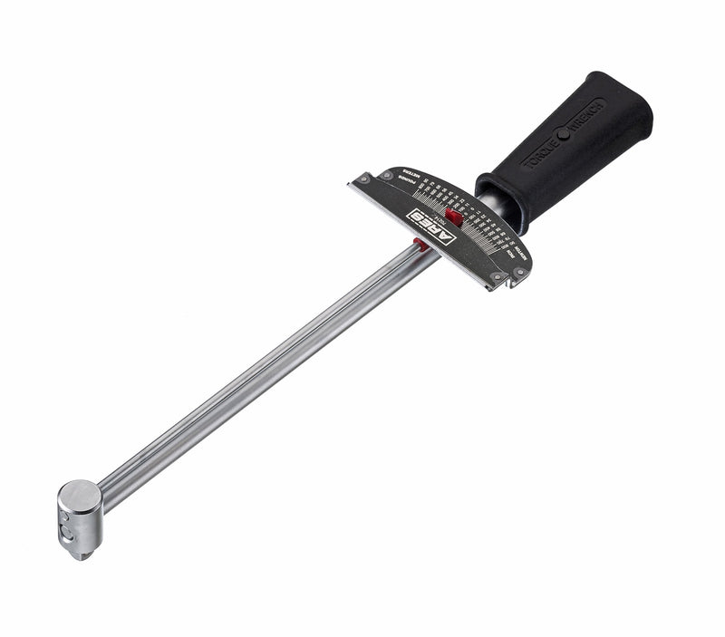 ARES 70214-3/8-inch Drive Beam Torque Wrench - 0-800 Inch/Pounds and 0-90 Newton/Meter Torque Wrench - High Visibility Markings for Easy Readings 3/8-Inch Drive Beam Torque Wrench
