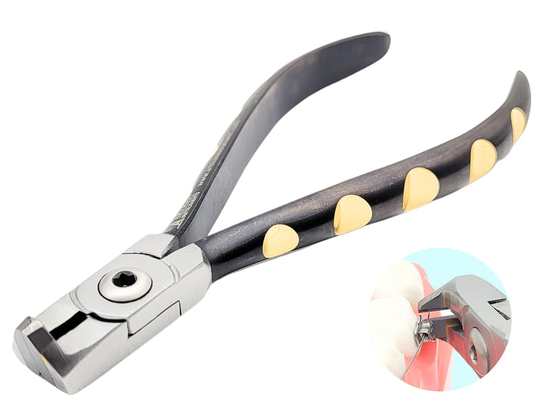ARTMAN INSTRUMENTS Distal End Cutter with Tungsten Carbide Inserts, Premium Quality Surgical Tool with Safety Hold, Dental Orthodontic Wire Cutter