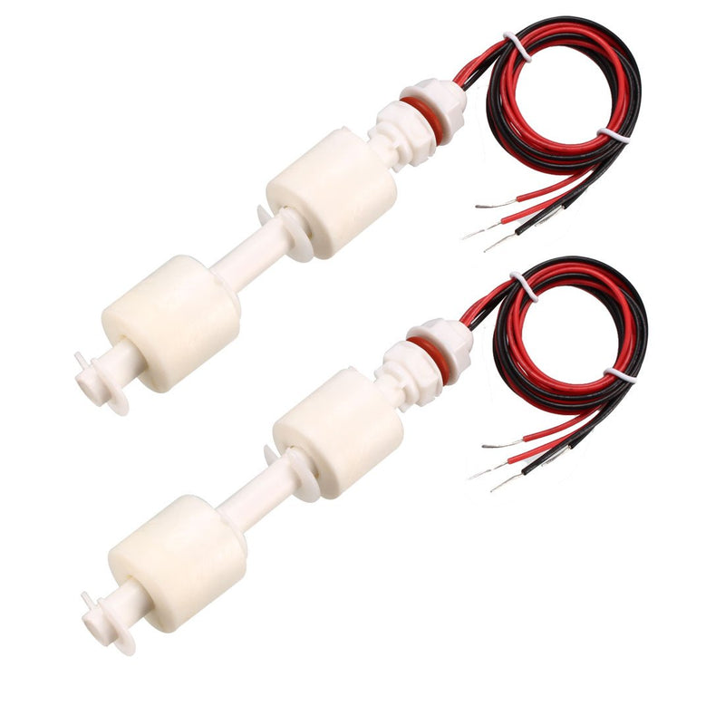 uxcell PP Float Switch for Water Pump Tank Liquid Water Level Sensor M10 115mm Length 2pcs