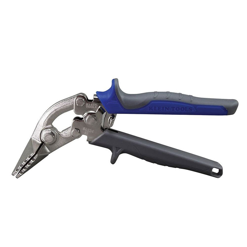 Klein Tools 86524 Hand Seamer, Offset Metal Seamer has 3-Inch Jaw, Bends 22 Gauge Steel and 24 Gauge Stainless Offset Hand Seamer