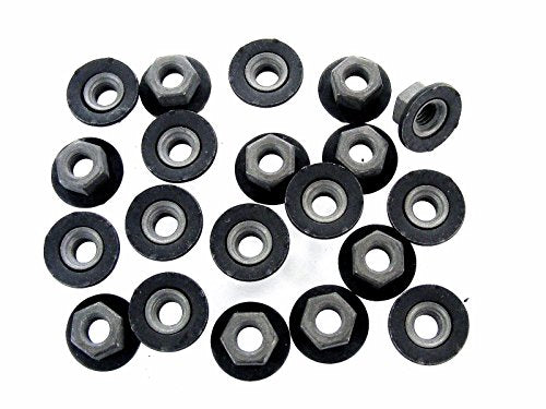 Retro-Motive Barbed Nuts- M6-1.0 Thread- 10mm Hex- 16mm Washer- Qty-20- #1922-20