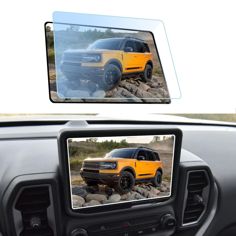 GFJNFG Bronco Sport Tempered Glass Screen Protector for 2024 2023 2022 2021 Ford Bronco Sport 8 Inch Touchscreen Sync 3 Navigation 9H Hardness Anti-Explosion Super Protection Bronco Sport 8" Clear