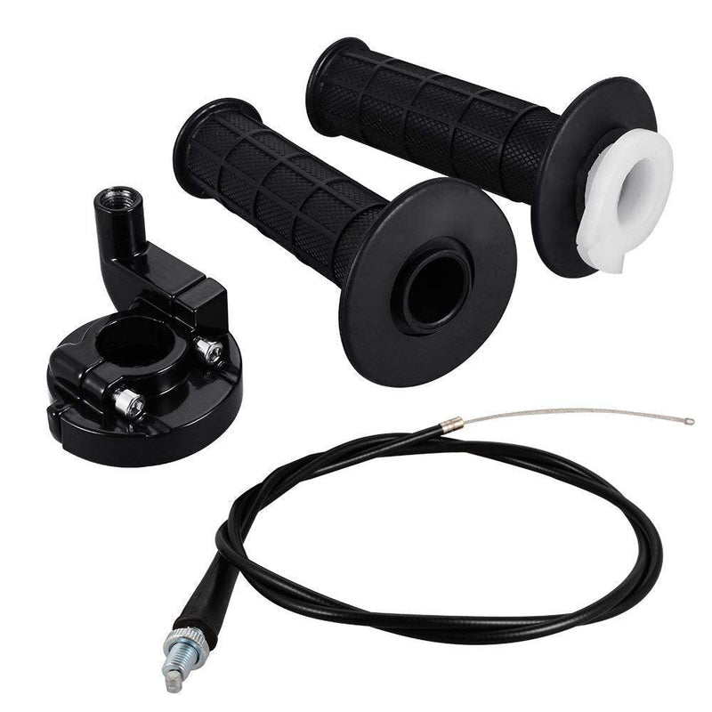 Throttle Handle Grips and Grip Cable for Mini Baja Mb165 Mb200 5.5 6.5hp 196 200cc Doodlebug Bike 50 inch