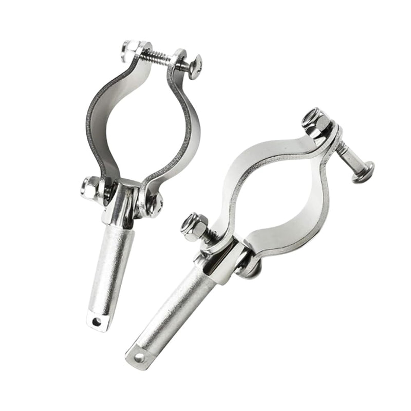 Marine City Rowlock Oarlock 316 Stainless Steel Heavy Duty, Corrosion-Resistant, Ideal for Boats, Yachts, and Marines (2 Pcs) (Clamp-On Oarlocks)