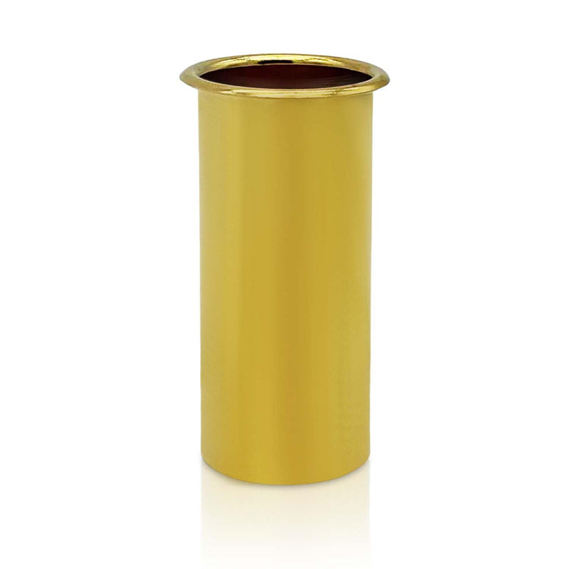 MARINE CITY Brass Drain Tube Corrosion Resistant Easy Functional and Smooth Design for Boat Water Marine Transom Motor Well Live Well Bait Well 3 Inches x 1-1/4 Inches