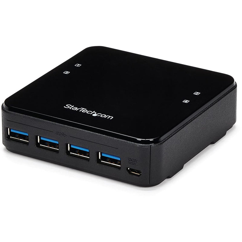 StarTech.com USB 3.0 Peripheral Sharing Switch - 4 USB 3.0 (5Gbps) x 4 Computers - Mac / Windows / Linux - USB A/B Switch - USB Switch (HBS304A24A) 4 Computers – 4 Devices