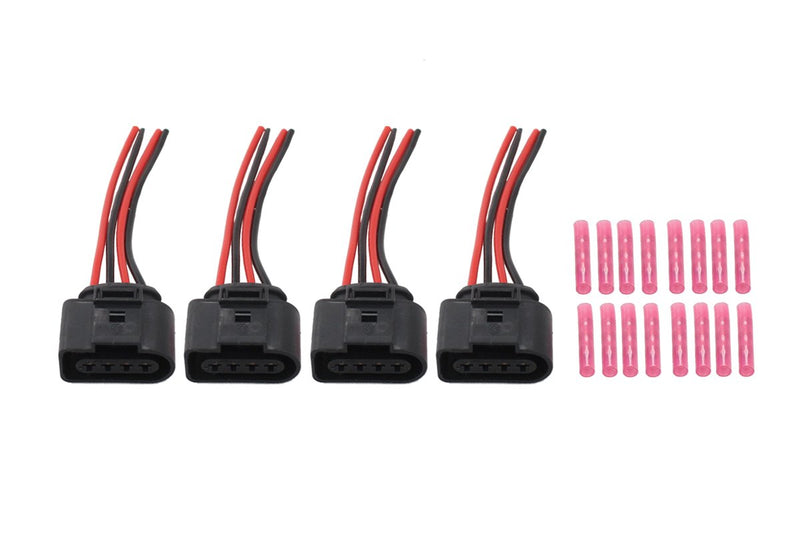 NewYall Ignition Coil Wire Connector Plug for Audi A3 A4 A5 A6 A7 A8 Allroad Q3 Q5 Q7 S4 S5 S6 TT VW Beetle CC Eos Golf GTI Jetta Passat Rabbit for Tiguan Touareg Porsche Cayenne Panamera