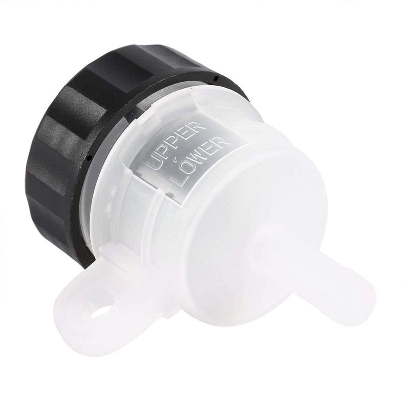 Motorcycle Rear Brake Reservoir - Universal Foot Rear Brake Master Cylinder Tank Oil Cup Fluid Bottle Reservoir