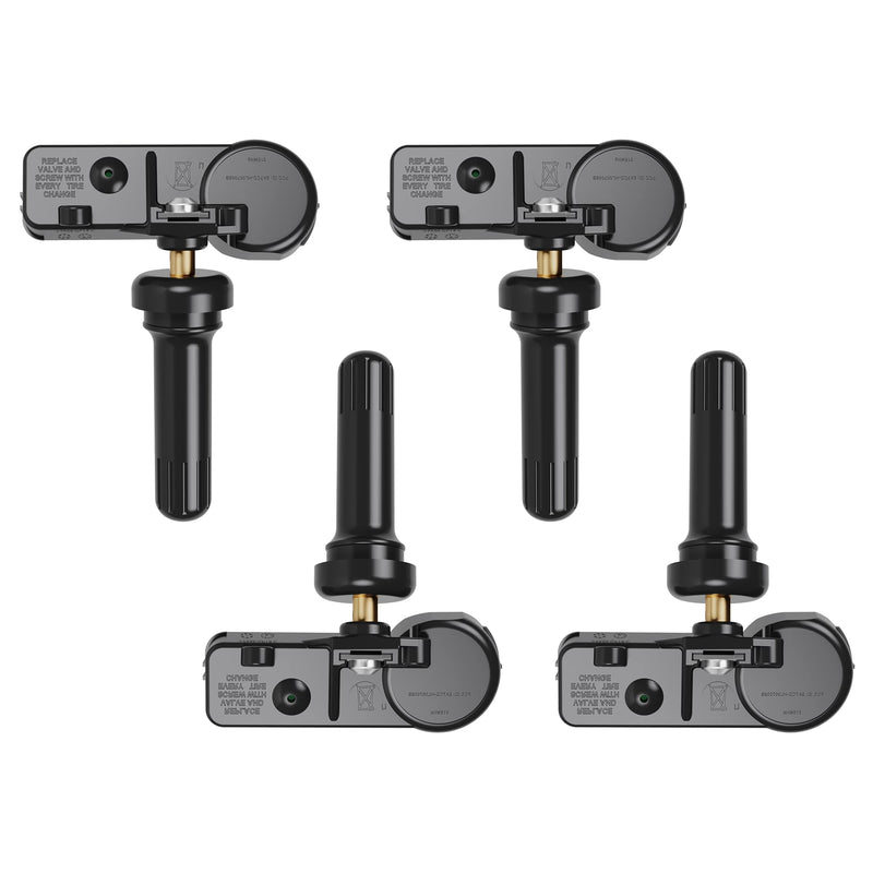 TPMS Sensor,GM 315Mhz Tire Pressure Monitoring Sensor Compatible for Chevy Silverado GMC Cadillac Buick Pontiac Saturn Hummber Saab Replace#13598771 13598772 13586335 13581558 4 Pack 13586335 four sensor