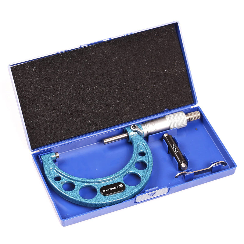 Outside Micrometer 2-3" Measuring Range,0.0001" Graduation for Machinists,Professional Precision Tool for Accurate Measurements Outside Micrometer (2-3" Range)
