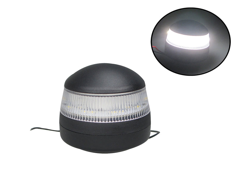 Pactrade Marine Boat Wake Tower LED Anchor All Round Navigation Light 2-1/4" Diameter, 2" H 10-30v 2NM