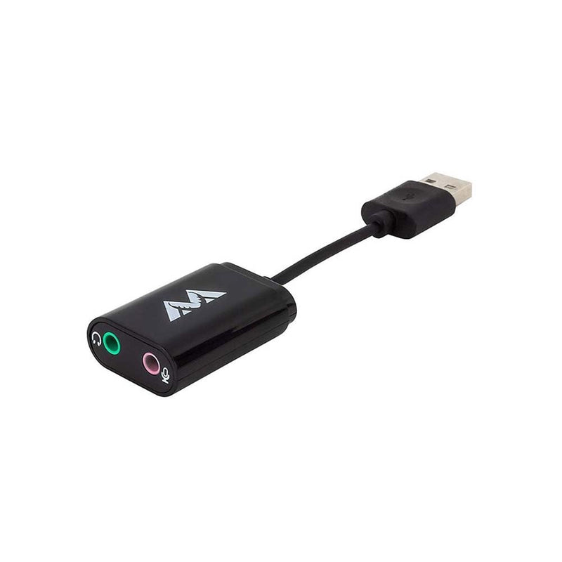 AntLion External Stereo USB to 3.5mm Headphone/Mic Sound Card