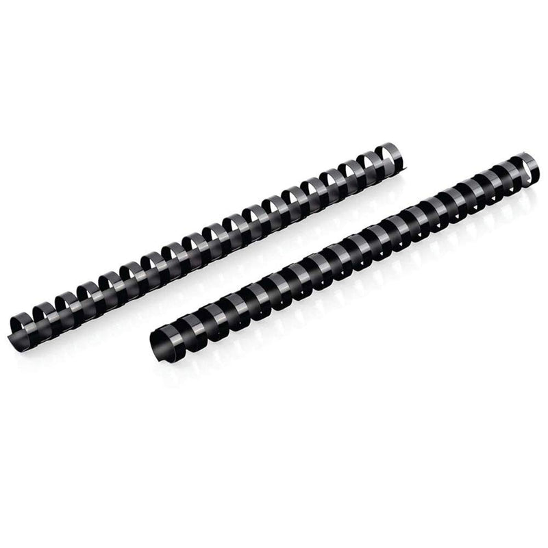Mead CombBind Binding Spines/Spirals/Coils/Combs, 5/8", 125 Sheet Capacity, Black, 125 Pack (4000135) 5/8"