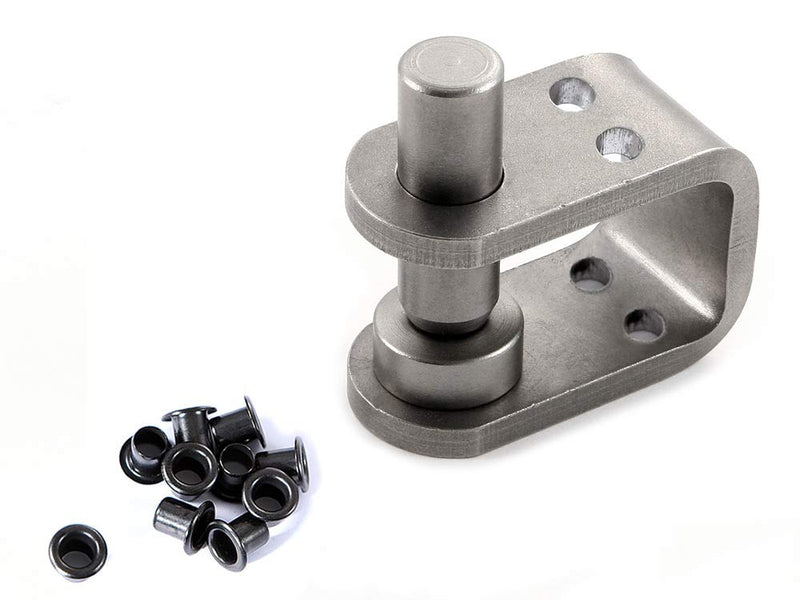Eyelet Setting Tool & (10) Eyelet Combo - (1) [#8 Eyelet Setting Tool (1/4 in.)] + (10) [#8-9 Black Eyelets (1/4 in.)] - for KYDEX Holster Making, Sewing, Canvas, Tent Making (#8 Setting Tool + (10) #8-9 Black Eyelets)