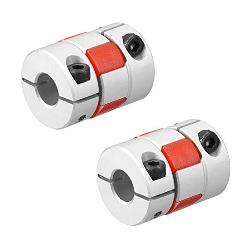 uxcell Shaft Coupling 8mm to 8mm Bore L25xD20 Flexible Coupler Joint
