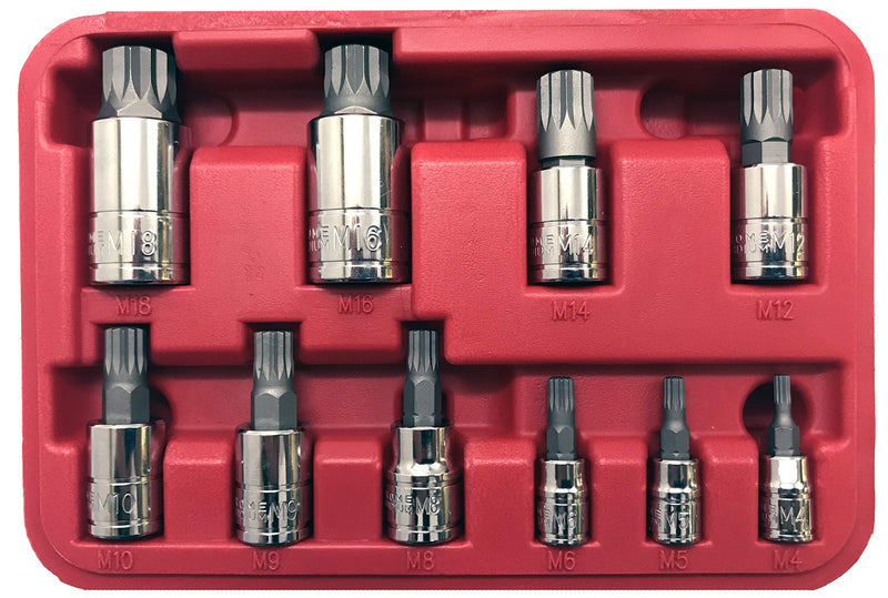 CTA Tools 3038 XZN Socket Set (10 Piece), 1 Pack