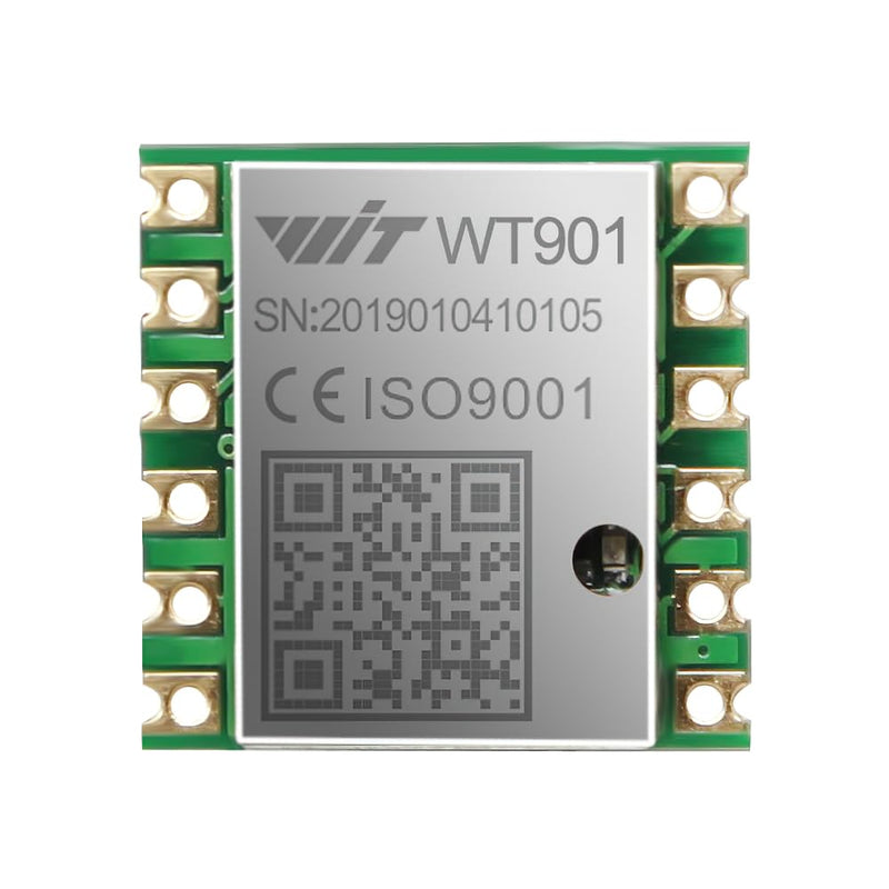 [Arduino Accelerometer Sensor+Inclinometer] WT901 High-Accuracy 3-axis Acceleration+Gyroscope+Tilt Angle +Magnetometer with Kalman Filtering, 9-axis MPU9250 USB 200Hz IMU Raspberry Pi AHRS Module