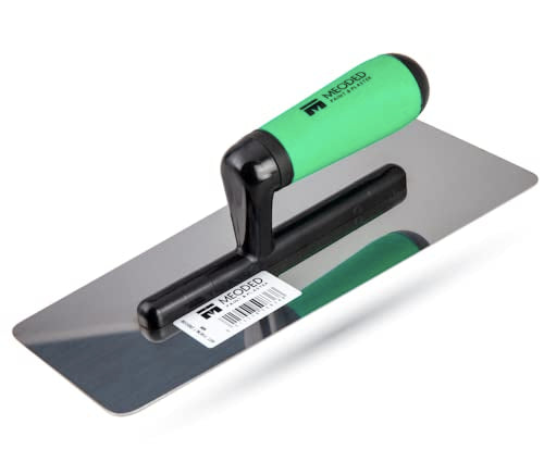 Stainless Steel Plaster Trowel, (11x4.7inch) Venetian Plaster Trowel, Plaster Tool, Large 280x120 mm, Meoded Paint & Plaster