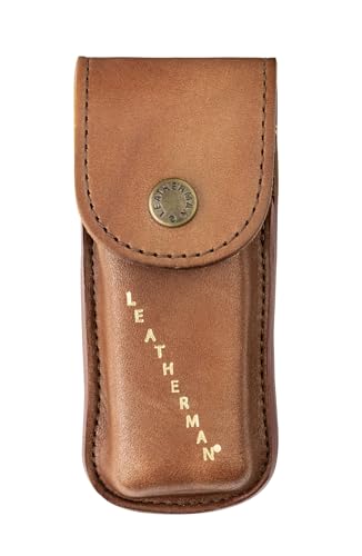 LEATHERMAN Heritage Leather Snap Sheath for Multi-Tools, Brown, Medium