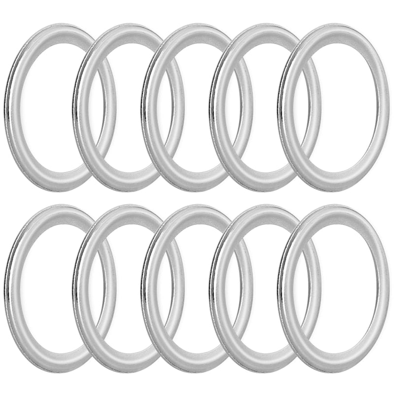 M20 Oil Drain Plug Gaskets Crush Washers Seals Rings for Subaru Baja Forester Impreza Legacy Outback STI WRX, Replacement for The Part # 11126AA000, Used for Oil Change, 10 Pack M20# 11126AA000