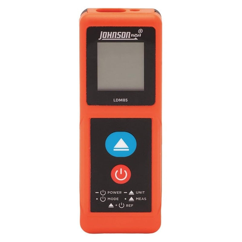 Johnson Level & Tool LDM85 Laser Distance Meter, 85', Orange, 1 Laser Distance Meter 85' Laser Distance