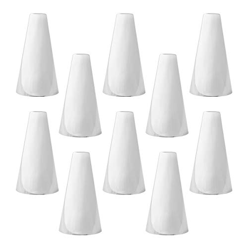 GG Grand General 10248SP Chrome Plastic Cone Flat Top Screw-On Screw On
