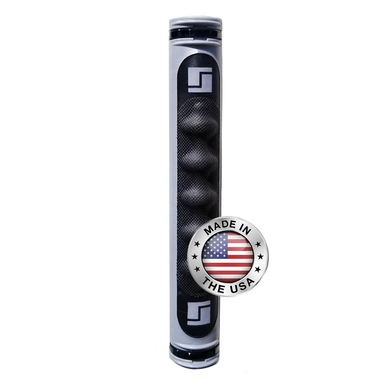 Stromberg Carlson Lend-A-Hand AM-01 Dura Grip RV Handle Replacement – Rubber Rail Cover for 1" Diameter Step Handles, Easy to Install Grab Bar Wrap for Entry Assistance – 9"L, Gray & Black