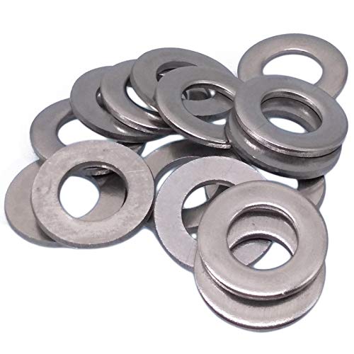 100pcs M8 8mm 304 Stainless Steel Metric Flat Washer Washers