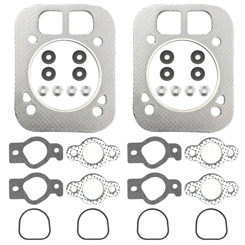 Cylinder Head Gasket Kit for Kohler 24-841-04S, 24 841 03S, 24 041 37-S, 24 041 16, 24 041 32 Kohler CH25 CH730 CH740 CV25 Engine Head Gasket Kit (2-Pack)