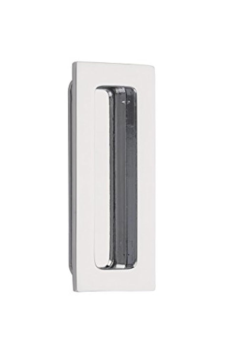 Emtek, Modern Rectangular, Flush Pull, 1-3/4" x 4", Polished Chrome