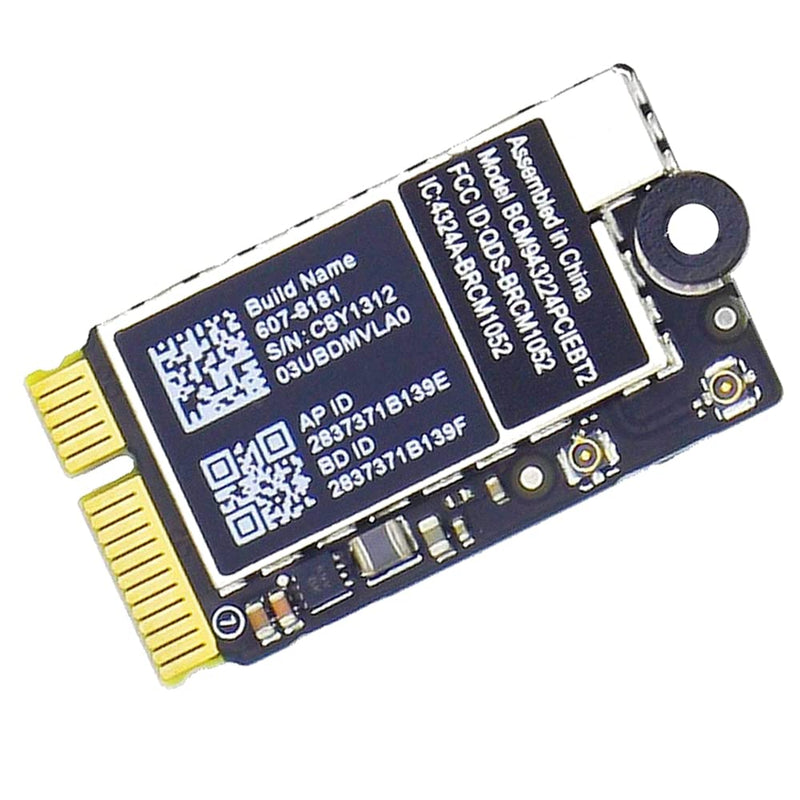 Willhom BCM943224PCIEBT2 WiFi Bluetooth Airport Wireless Network Card Replacement for MacBook Air 11" A1370 13" A1369 (Mid 2011) 11" A1465 13" A1466 (Mid 2012)