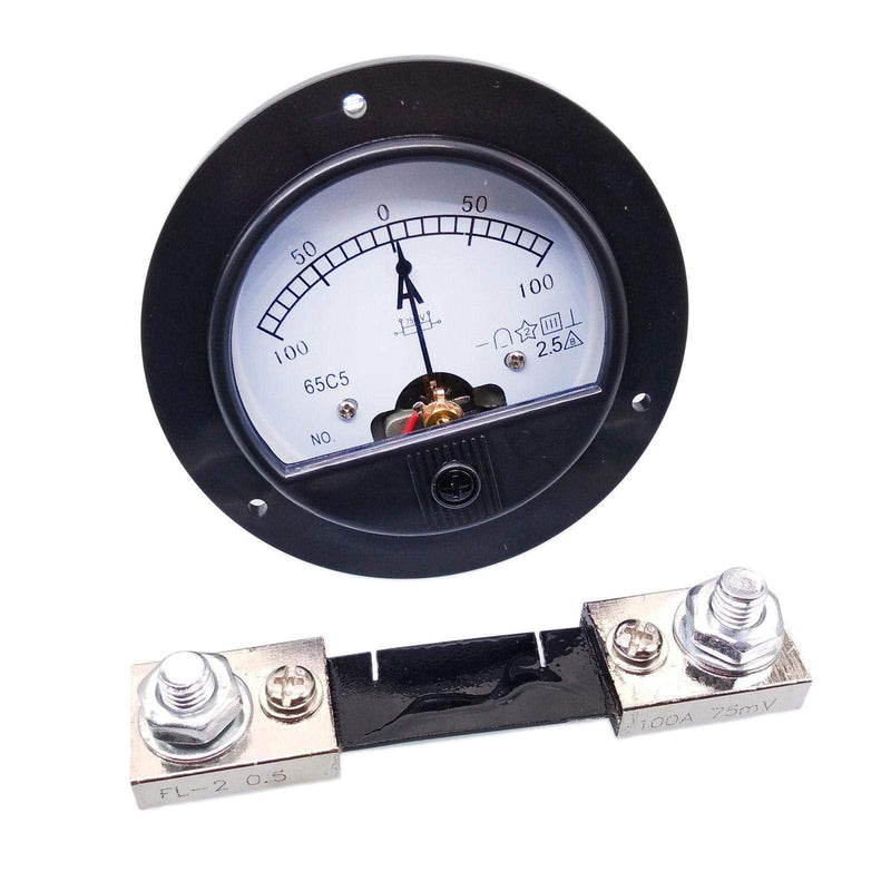 CGjiogujio DC -100A +100A Analog AMP Current Needle Panel Meter Ammeter